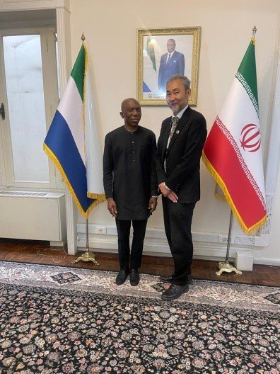 Ambassador Salamu Koroma Hosts UNFPA Country Representative