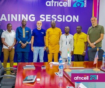 Guild of Editors Pays courtesy call on Africell Management