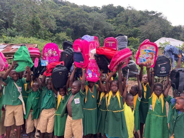 Sunkray Foundation Brings School Supplies to Remote Districts.