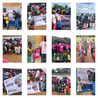 Sunkray Foundation Brings School Supplies to Remote Districts..
